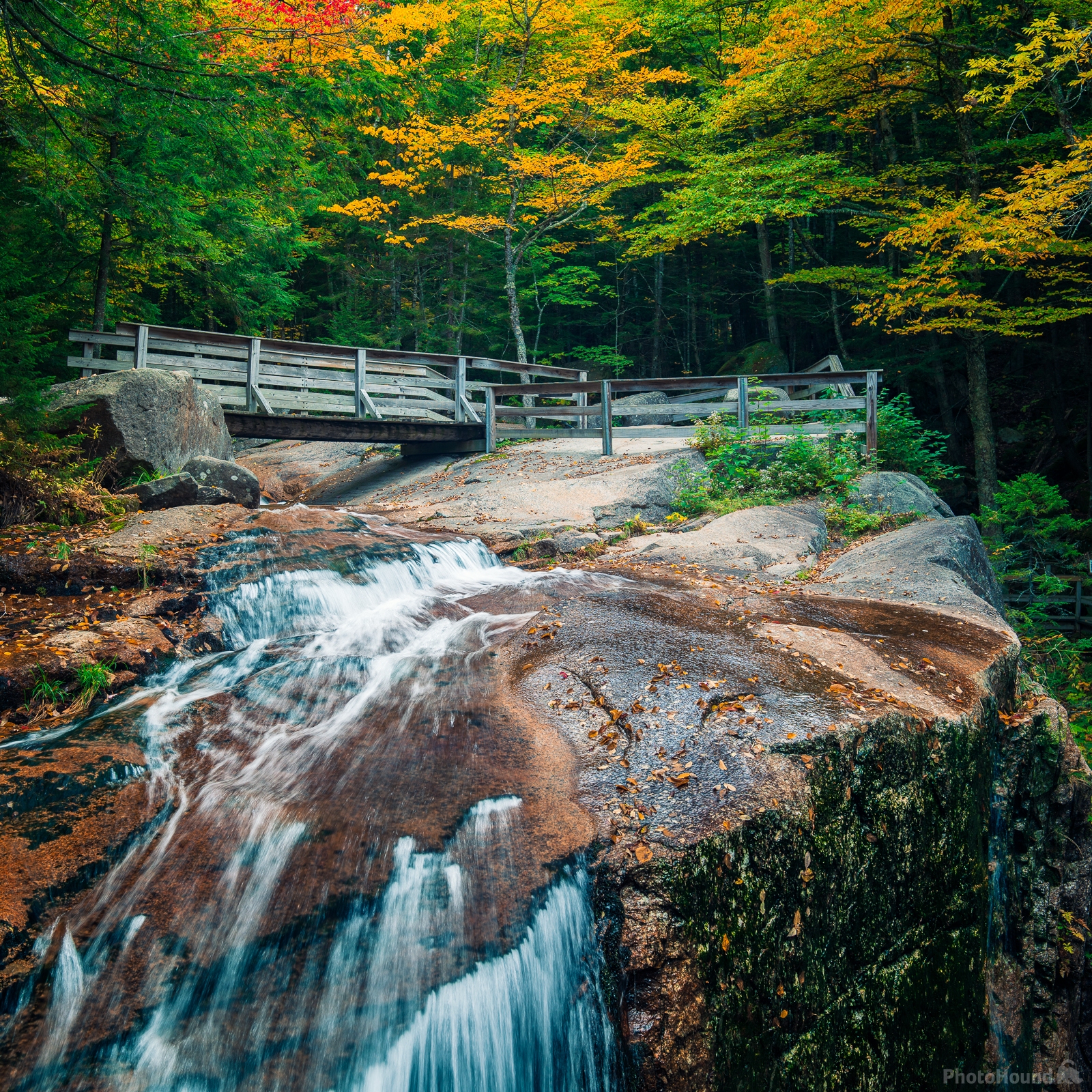 Image of Flume Gorge by James Billings.