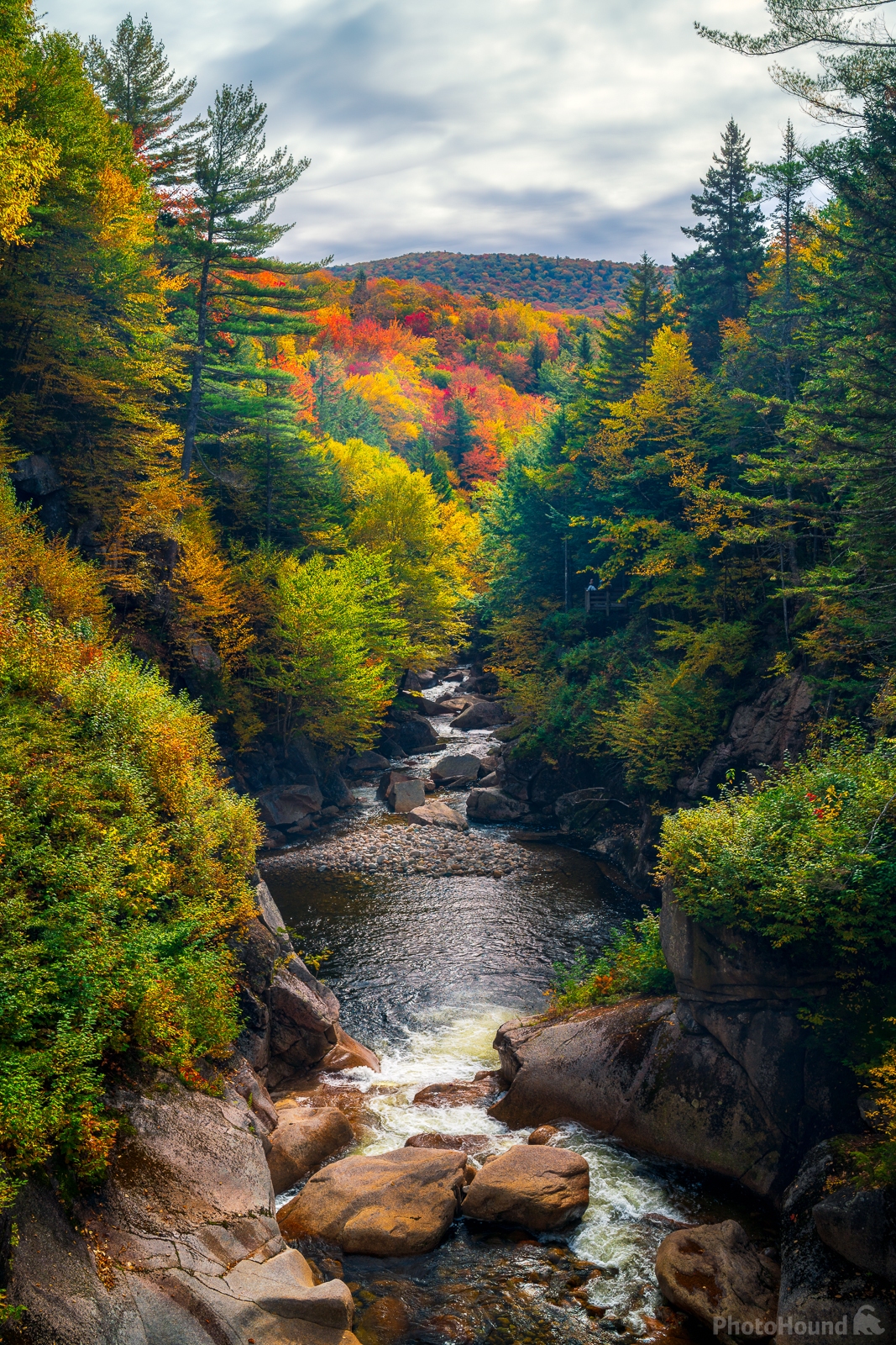 Image of Flume Gorge by James Billings.