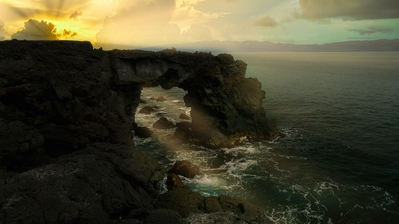 Azores photography spots - Baia de Engrade rock formations, Pico Island