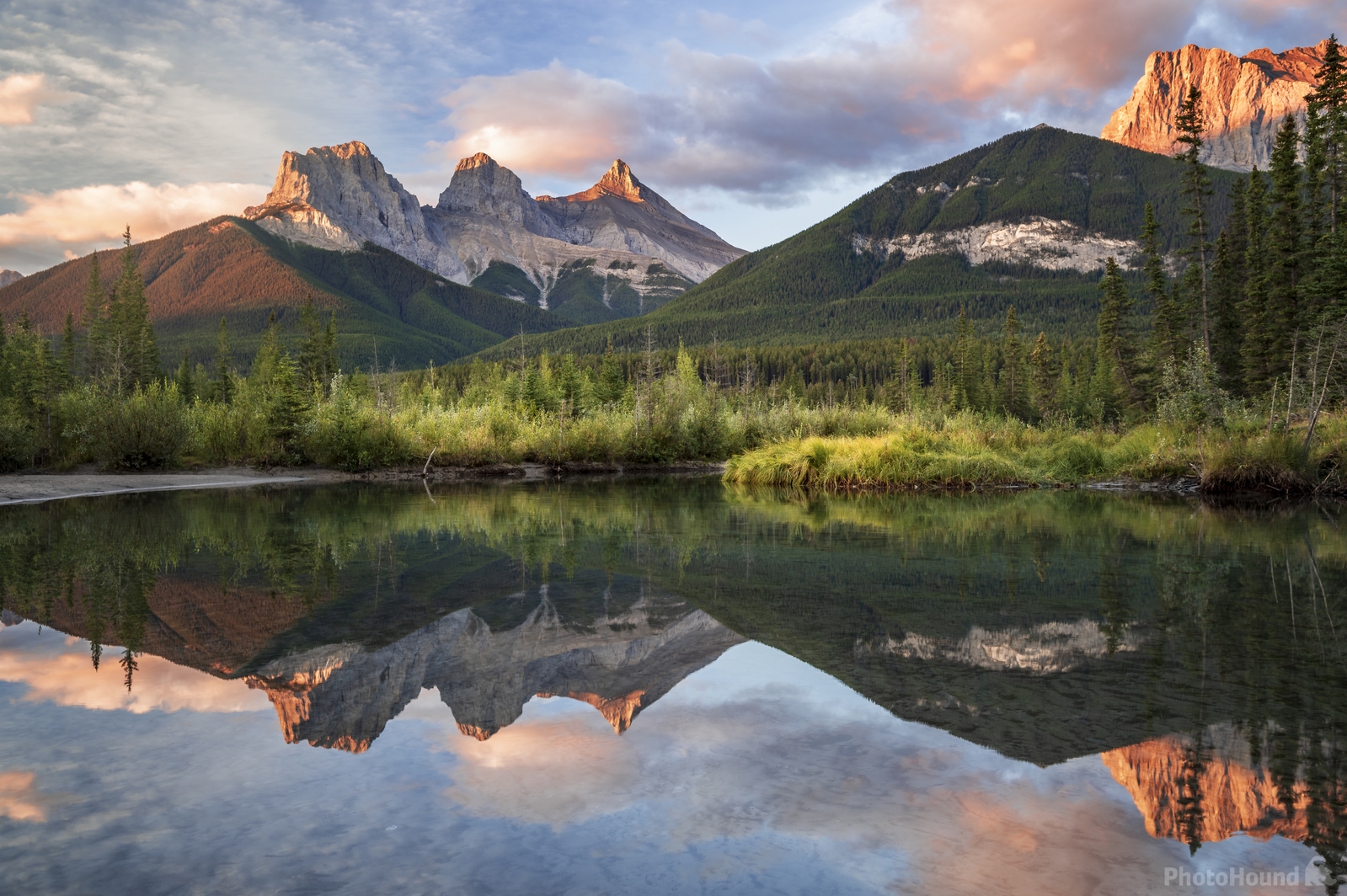 Image of Three Sisters Mountain from Policeman Creek by Graham McKerrell