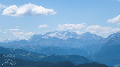 The highest peak in the dolomites: Marmolada 3343m