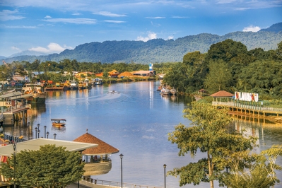 Picture of Lawas Waterfront from Hotel Seri - Lawas Waterfront from Hotel Seri