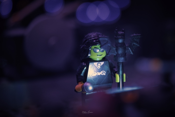 Birmingham's own Ozzy Osbourne rendered in Lego