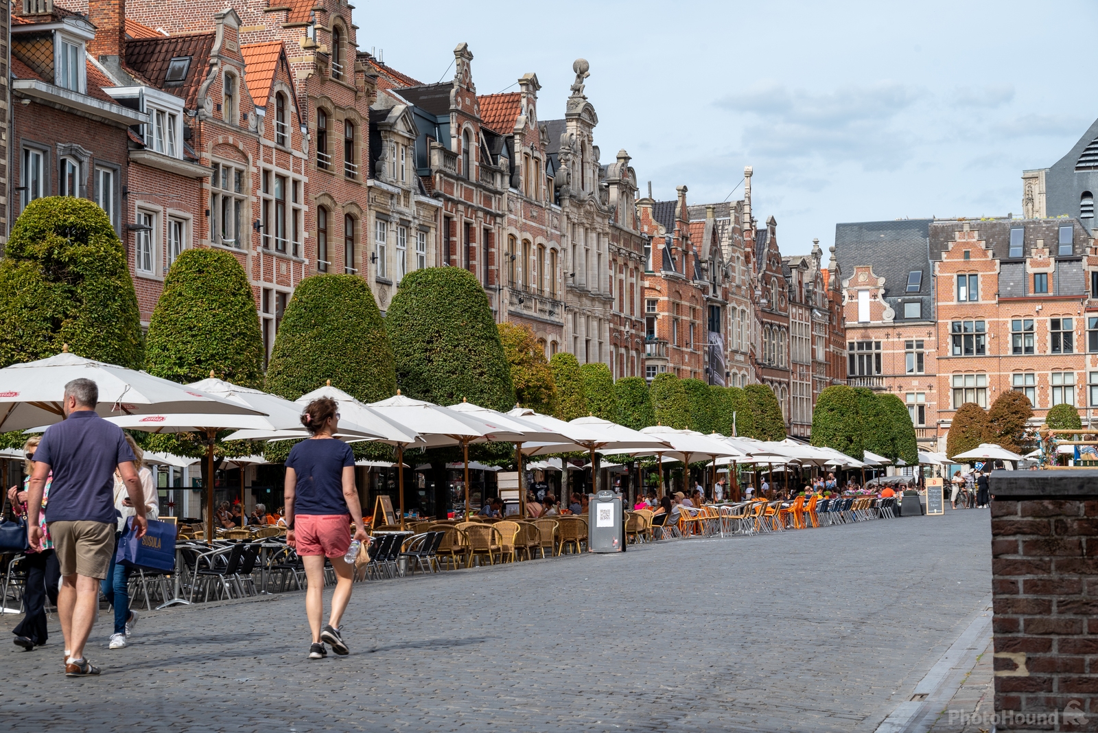 Image of Leuven Oude Markt by Ian Slingsby
