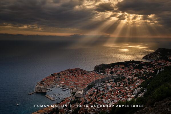 View point for the Dubrovnik city