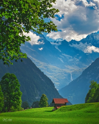 Switzerland pictures - Lauterbrunnen Valley - Plage de Bibi