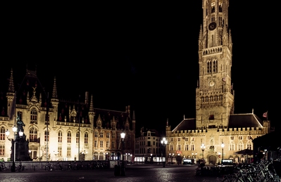 Belfort Tower and the Grand Place, Brugge