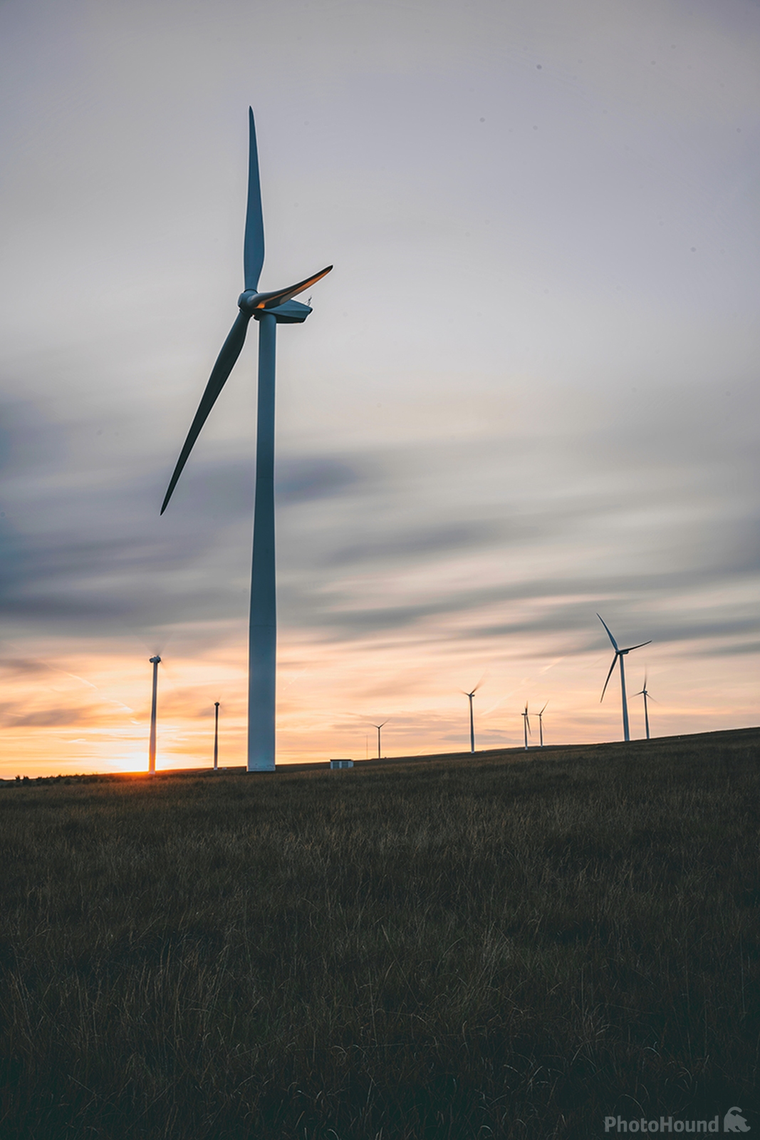 Image of Mynydd Y Betws Wind Farm - West View by Daniel Phillips