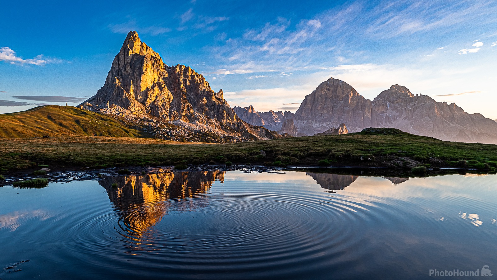 Image of Passo Giau - Pond Reflections by alberto Adami