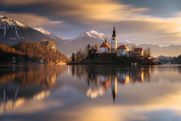 Morning at the Lake Bled