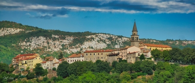 Istria photo guide - Buzet viewpoint