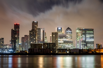 photography spots in Greater London - Isle of dogs shot from Greenwich