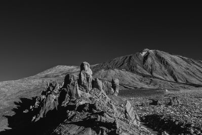 Infrared shot from the Teide Backdrop viewpoint
