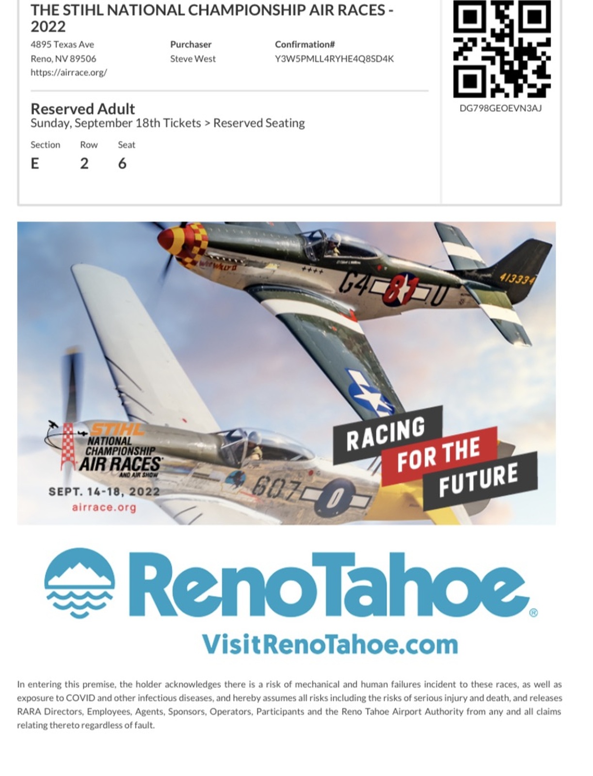 Image of Reno Air Races by Steve West