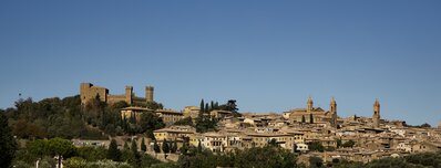 Italy instagram spots - Montalcino from Osservanza Convent