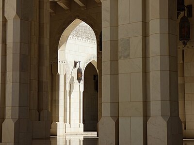 images of Oman - Sultan Qaboos Grand Mosque, Muscat