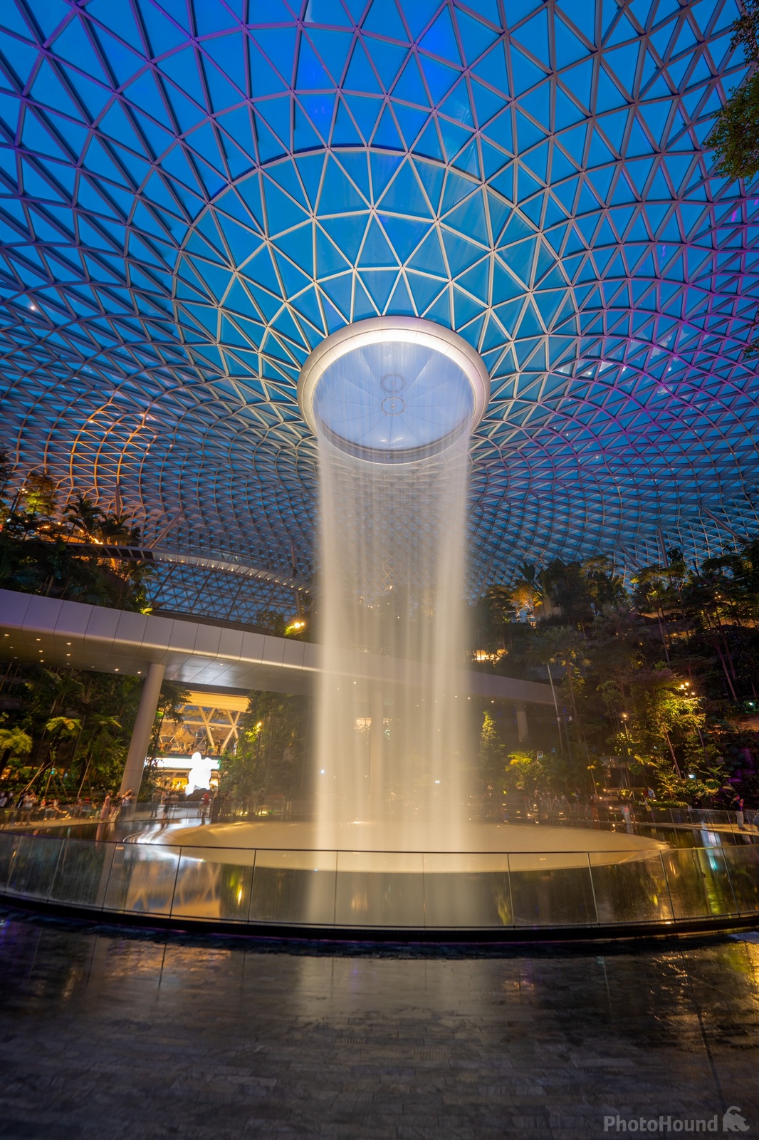 Image of Rain Vortex, Changi Airport by Happy Tang