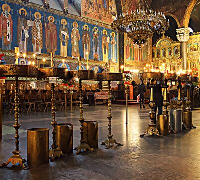 images of Bulgaria - Sveta Nedelya Church (interior)