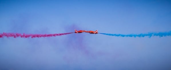 Near Miss for the Red Arrows, 2022