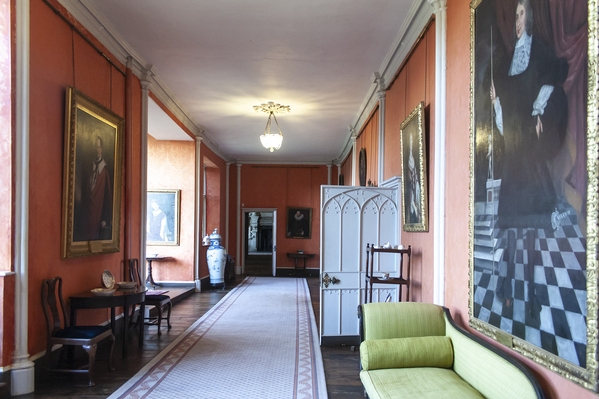 The long gallery on the first floor of the Castle