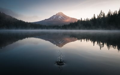 Oregon instagram locations - Mount Hood - Trillium Lake Viewpoint