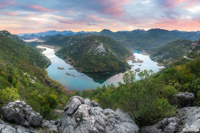 pictures of Montenegro - Rijeka Crnojevića - Pavlova Strana Viewpoint