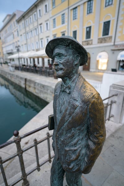James Joyce Statue in Trieste