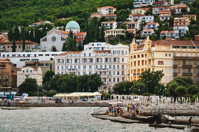 Croatia instagram spots - The Lungomare (Hotel Kvarner Views)