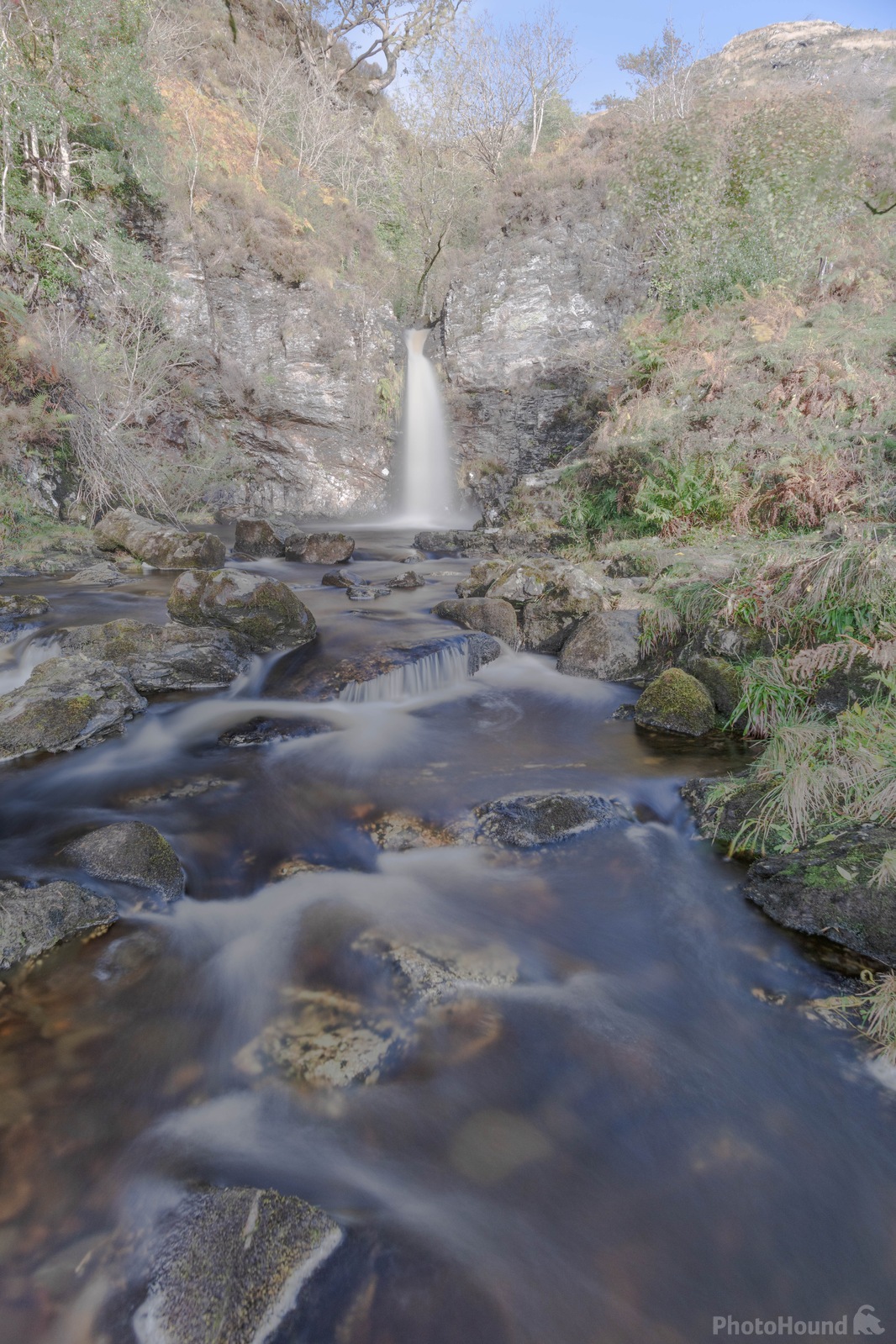 Image of Grey Mate’s Tail waterfall. by michael bennett