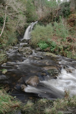 instagram spots in Scotland - Rosie’s Waterfall, Newton Stewart