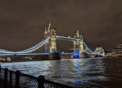Tower Bridge at winter night