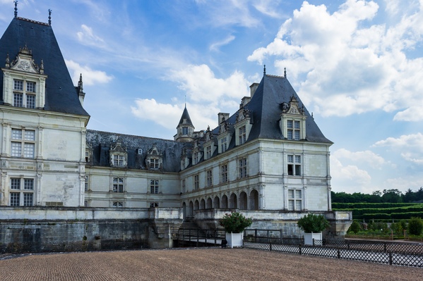 View of the chateau as you enter