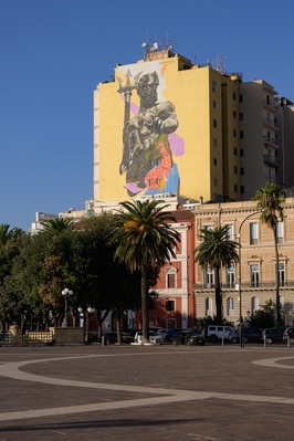 Street art by a Spanish artist