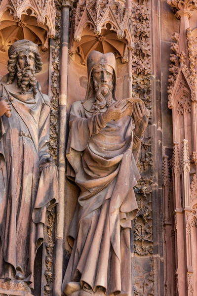 Cathedral carvings and artwork