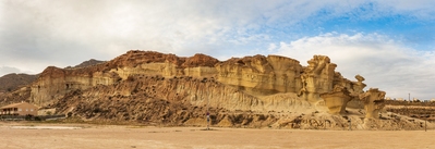 Panoramic image of the erosions