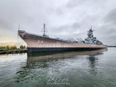 Virginia instagram spots - BB-64 USS Wisconsin