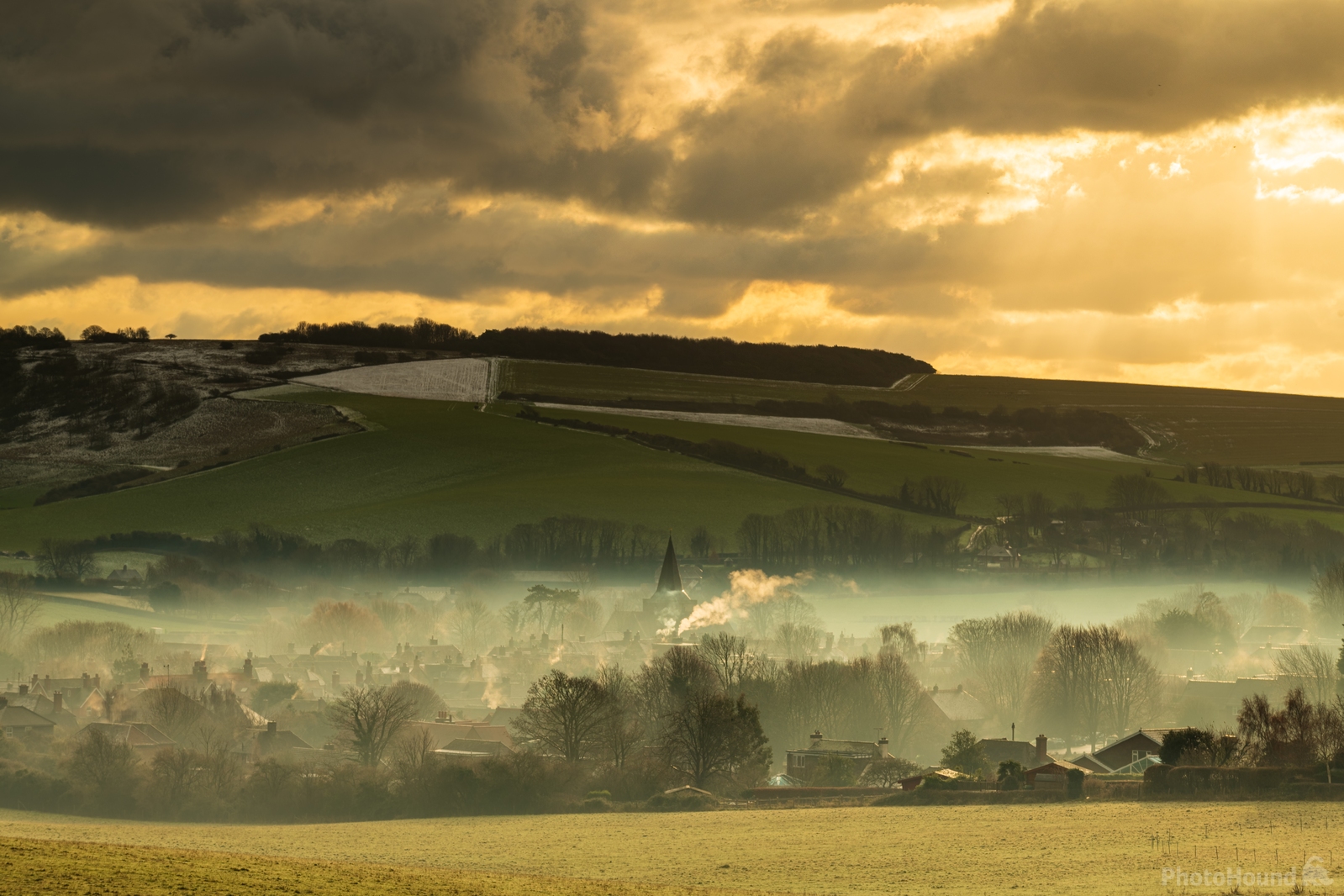 Image of Alfriston village (South Downs NP) by Antony Gorman