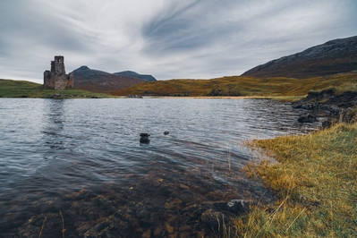 Lairg photography locations - Ardvreck Castle