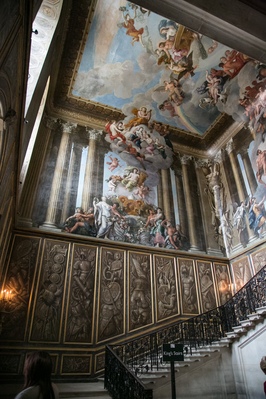 Hampton Court Palace - the King's Stairs and entrance to King William's apartments