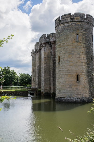 Bodiam Castle from the far side of the moat