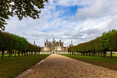 Chambord - the entrance to the chateau