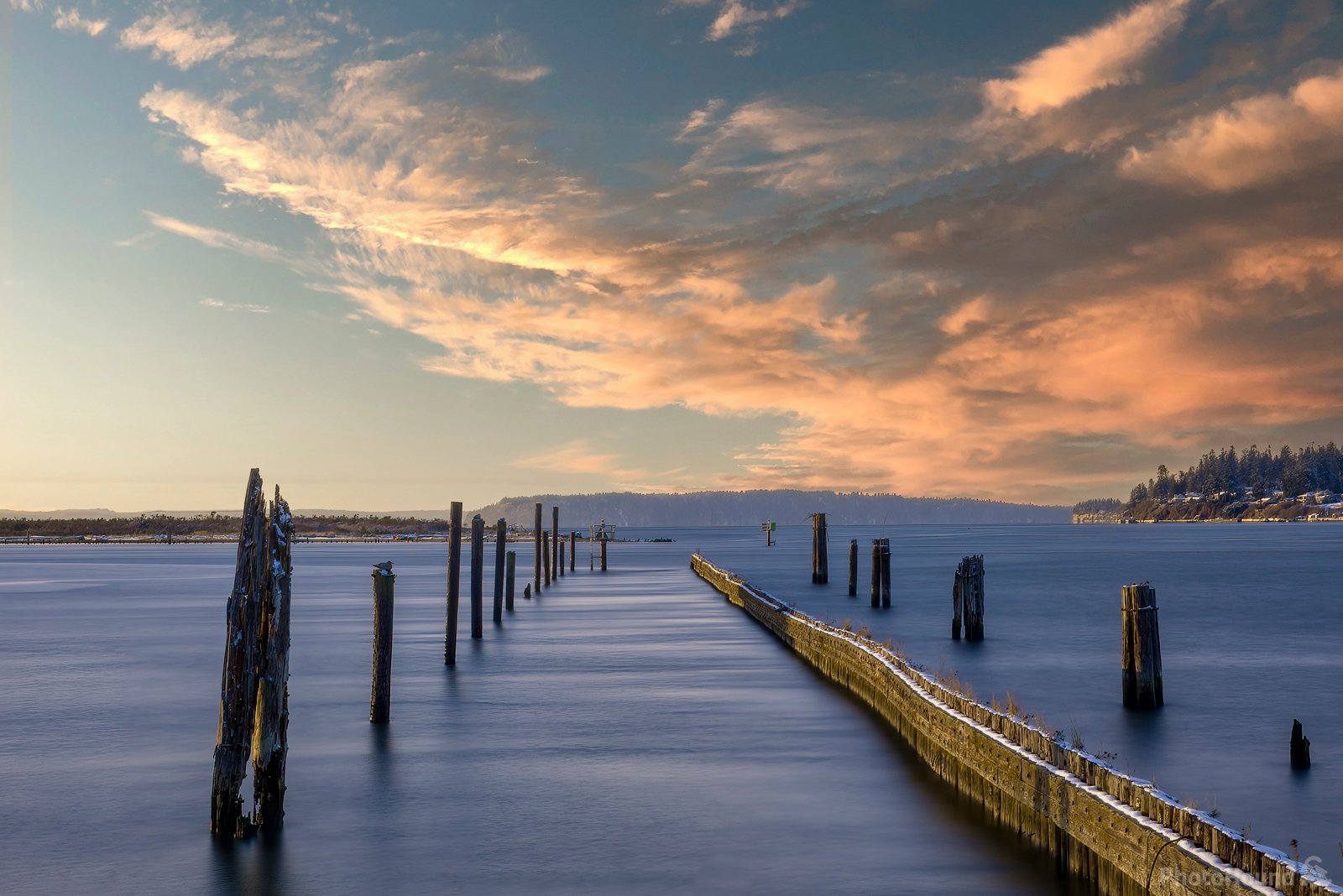 Image of Mouth of the Snohomish River by Arnie Lund