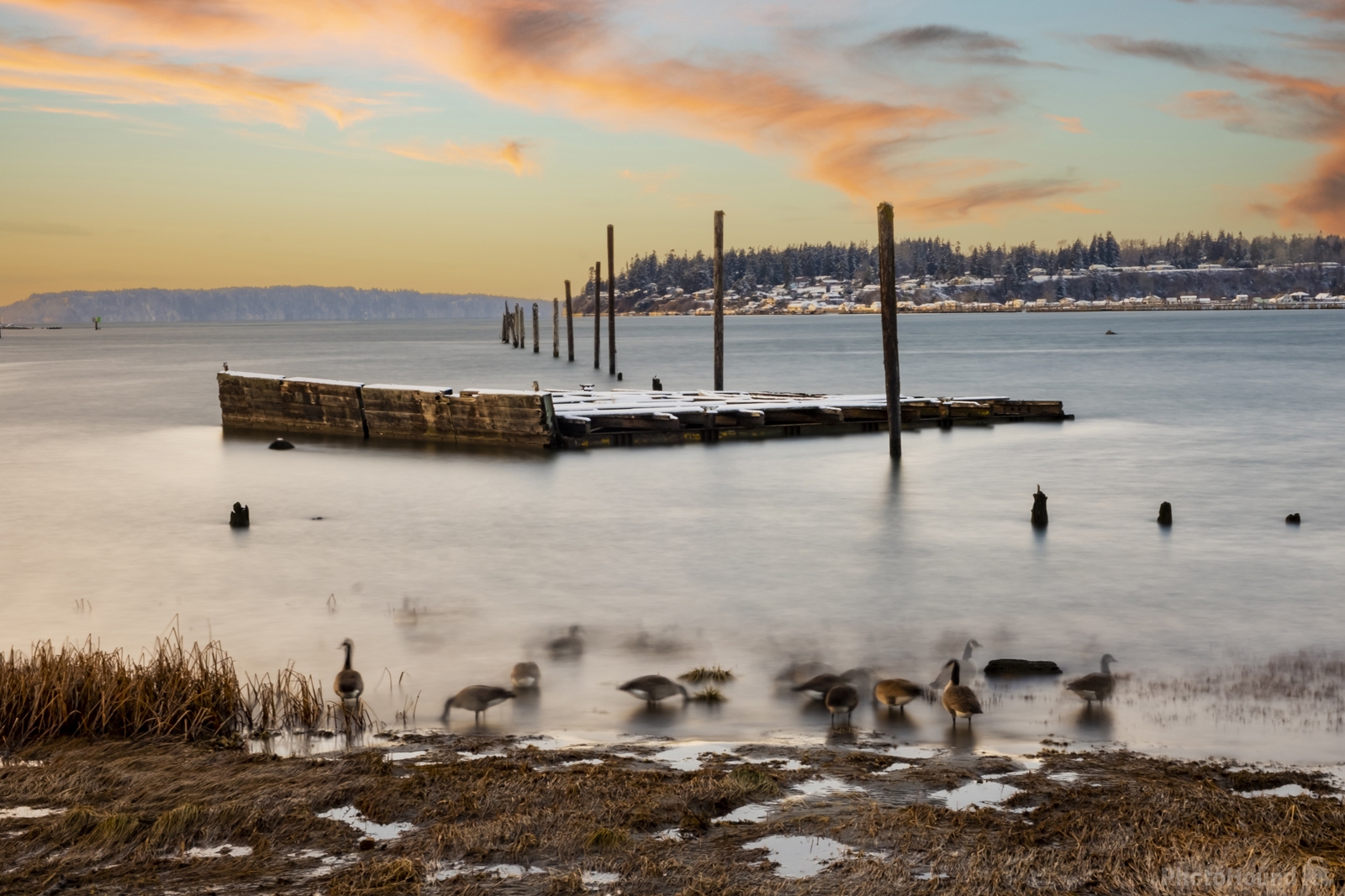 Image of Mouth of the Snohomish River by Arnie Lund