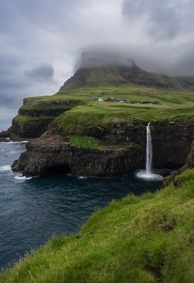 photos of Faroe Islands - Múlafossur Waterfall