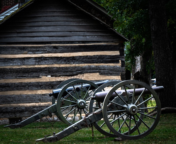 A pair of Civil War Artillery used by Confederate Army