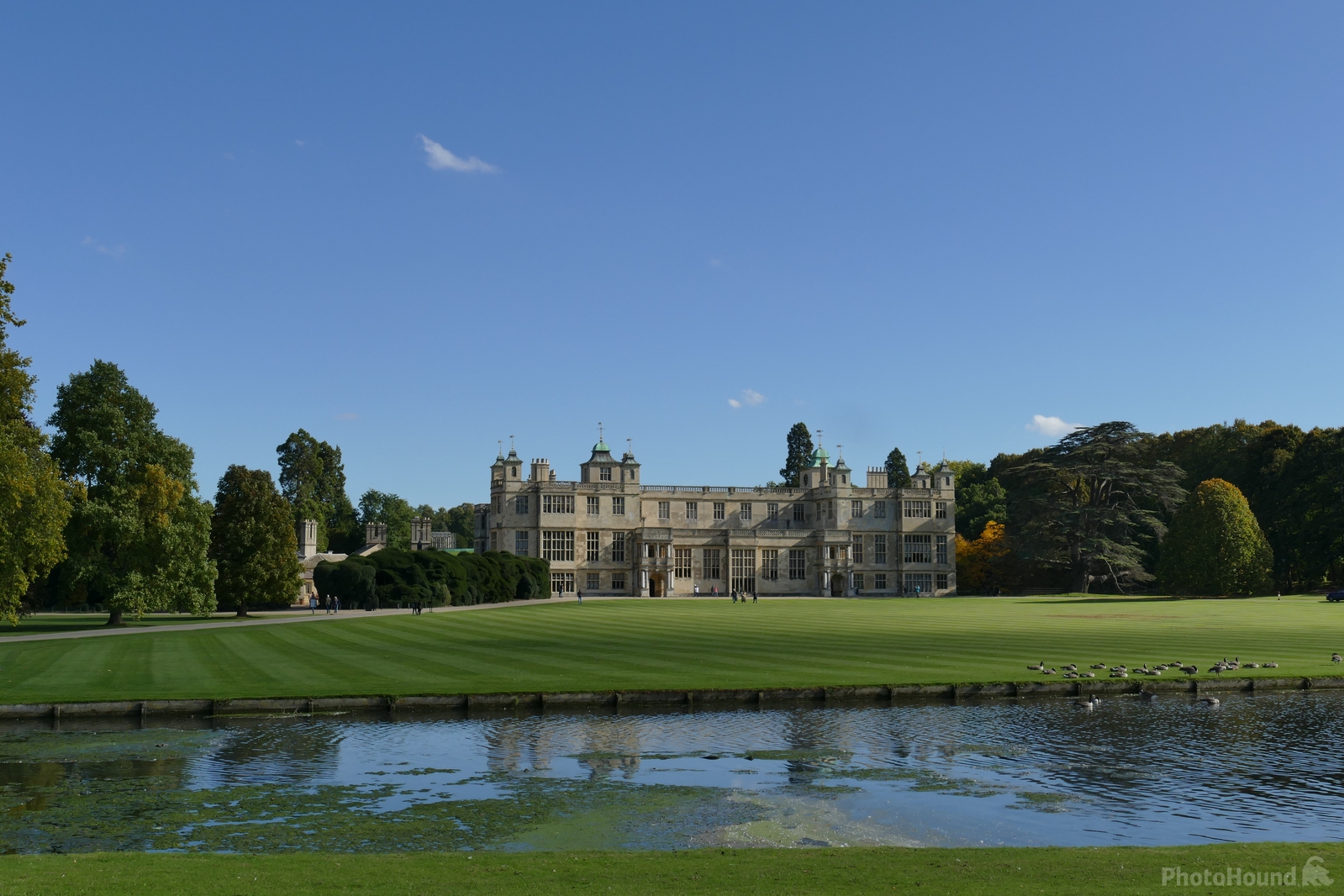 Image of Audley End house and garden by Harold Neale