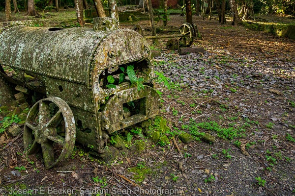 Old machinery at the mill