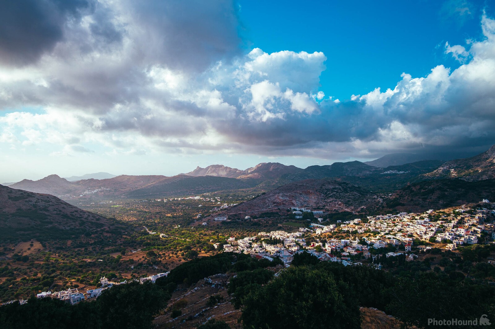 Image of View of Naxos from Rotonda Restaurant by Szabolcs Gulacsi