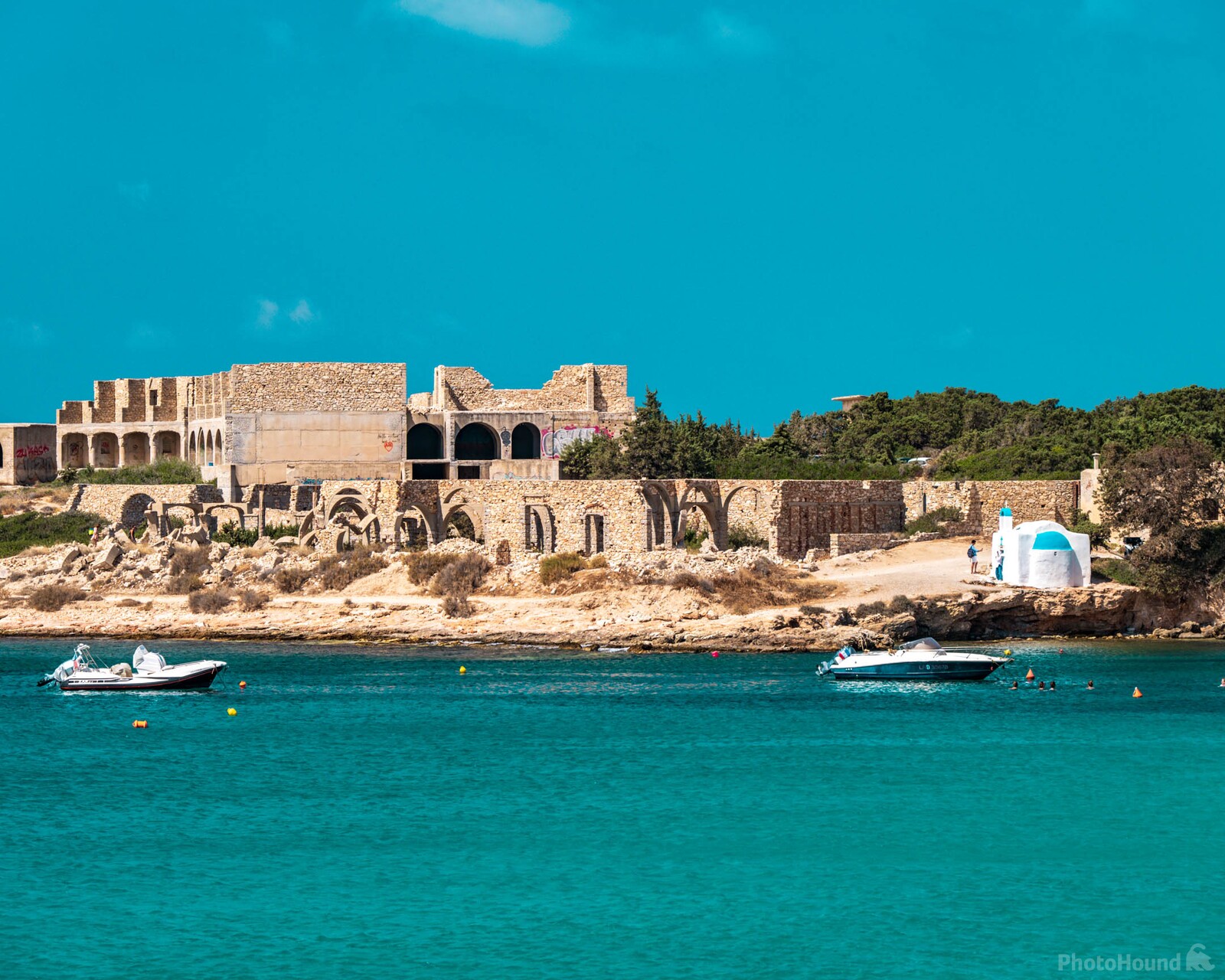 Image of Alyko Beach and Hotel Ruins by Szabolcs Gulacsi