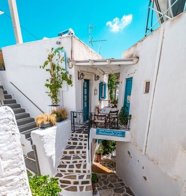 pictures of Greece - Lefkes village Paros